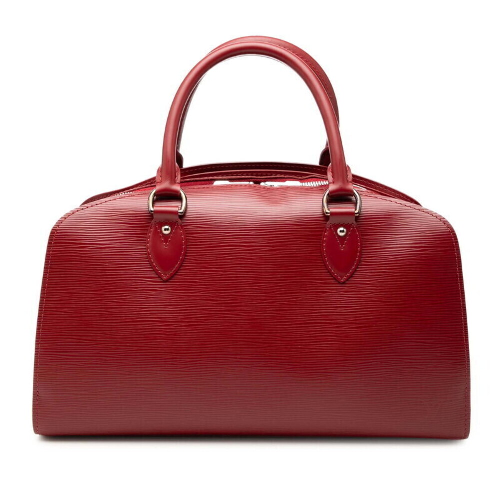 Louis Vuitton Epi Pont Neuf Handbag Ruby Red Leather